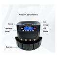 thumbnail image 5 of XD-9200D Coin Counter & Sorter for USD, Multi-Coin Counting Machine, 5 of 6