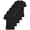 Set 1, variant on 5 Pack: Men's Breeze Tech V-Neck Dry Fit T-Shirts Moisture Wicking Athletic Workout & Gym Shirts (Big &Tall)