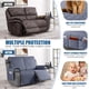 thumbnail image 5 of Funda reclinable TAOCOCO impermeable reversible para 2 plazas, color gris, 5 of 8