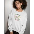 thumbnail image 2 of Happy Easter Wreath Sweatshirt Women -SPIdeals Designs, Female 3X-Large, 2 of 4
