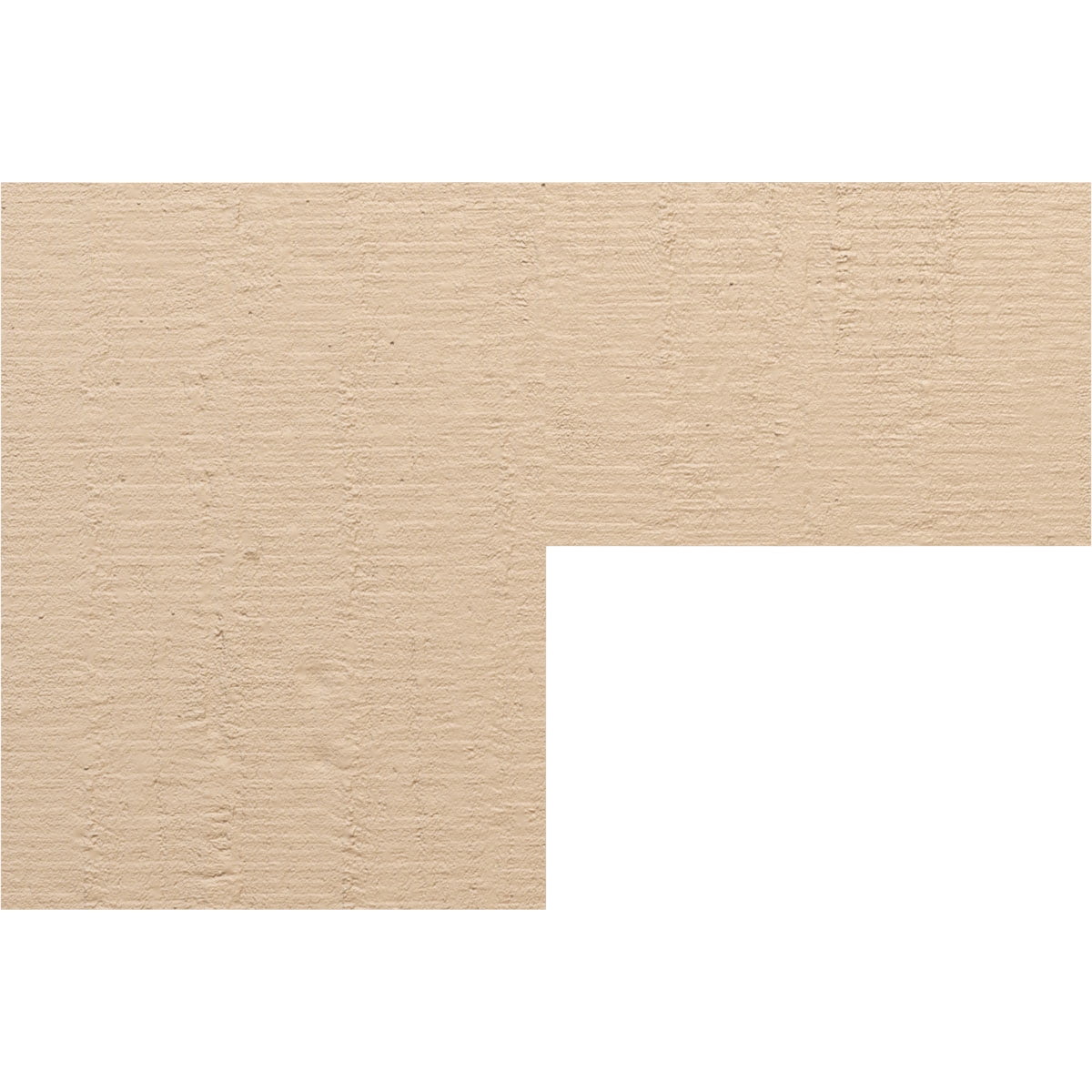 12"W x 36"D x 24"H Classic Chapel Hill Rough Cedar Woodgrain TimberThane Corbel, Primed Tan