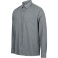 thumbnail image 2 of Henbury Mens Wicking Long Sleeve Work Shirt, 2 of 3