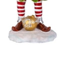 thumbnail image 5 of National Tree Company Pre-Lit Christmas Decoration, Green, Pixie Elf, Playing Fiddle, 12 Multicolor LED Lights, 36 Inch, 5 of 5