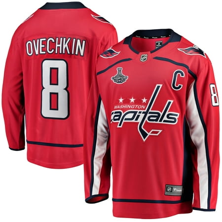 Alexander Ovechkin Washington Capitals 2018 Stanley Cup Champions Home Breakaway Player Jersey - Red