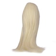 thumbnail image 4 of Peluca de muñeca articulada de 1/3, con raya al medio, fácil de peinar, tacto brillante, peluca de pelo de muñeca de seda de alta temperatura para niños, color dorado claro, 4 of 14