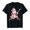 Black, variant on Christmas Tshirts Women Short Sleeve Casual Crewneck Funny Santa Claus Playing The Guitar Graphic Tee Shirt Holiday Tops