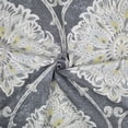 thumbnail image 5 of 6ix Tailors BMY-MOR-GRA-DP-50108-PR 50 x 108 in. Bellamy Pole Top Drapery Panel Pair, Gray, 5 of 5