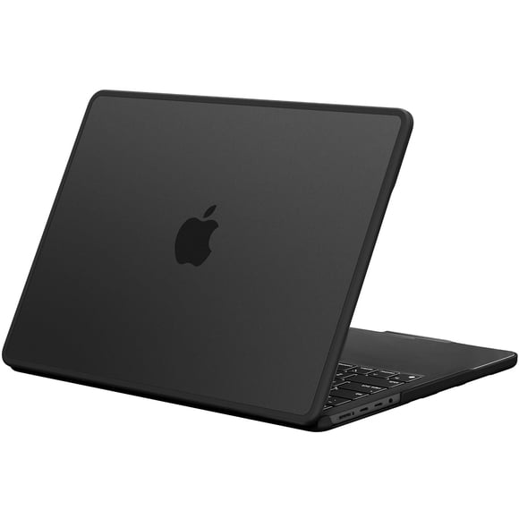 BlueSwan Compatible with MacBook Pro 14 inch 2026-2021 Release M5 M4 M3 M2 M1 Pro/Max Chip, Anti-Cracking Hard Shell Case Anti-Fingerprint Soft TPU Bumper, Frosted Black