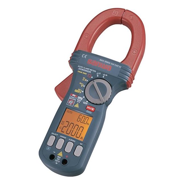 Sanwa DCM2000DR DCM2000DR | Clamp Meter AC/DC Max Current 2000A - CAT IV 1000V