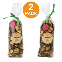 Fresh Scent Potpourri Petal Bowl and Vase Filler Home Décor 2 Large Bags 120 Grams Each Mango