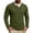 Army Green, variant on Two-Piece Double-Layer Men'S Shirts Gray Long Sleeve Button Crew Neck T-Shirts Casual Classic Fit Modern Patchwork Tops Gray,S