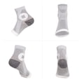 thumbnail image 5 of 3 Pairs Open Toe Compression Socks Breathable and Comfortable Ankle Socks Sports Socks/White/L, 5 of 6