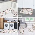 thumbnail image 5 of Dachshunds with Flowers Kitchen Rugs Sets Of 2,Anti Fatigue Kitchen Mat Rugs Non Slip Washable,Decorative Kitchen Floor Mats for Kitchen,Sink,Laundry,17"x30"+17"x47", 5 of 7