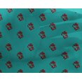 thumbnail image 4 of oneOone Georgette Viscose Fabric Leaves & Floral Block Print Fabric BTY 42 Inch Wide, 4 of 4