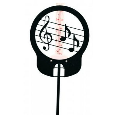 

Music Note Rain Gauge Black