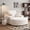 Beige, variant on Sdorens 67" Oversized Chaise Lounge Chair Indoor,Modern Lazy Floor Sofa Bed Comfy Upholstered Sleeper Couch Deep Seat for Living Room,Bedroom,No Assembly(Brown)