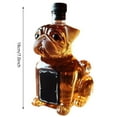 thumbnail image 2 of Empty Bottle 300ml Shape Bottle Large Capacity Glass Red Home Bar Accessory Funny Bottle 3D Engraved Shaped Glasses Dog Cup with Lid Funny Openers Openers Stemless Glasses Hanging Glass Rack Ceiling, 2 of 3