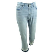 DKNY Women's Tie Dye-Hem Cropped Jeans (25, Rinse)