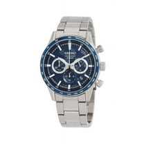 Seiko Chronograph Quartz Blue Dial Men's Watch SSB445P1