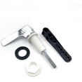 thumbnail image 1 of Chrome Plated Toilet Flush Handle Replacement Side Action, WC Handle Flush Leaver, Toilet Lever Arm Short, Toilet Handle, Cistern Lever Handle, Replacement Cistern Flush Lever Arm, 1 of 6