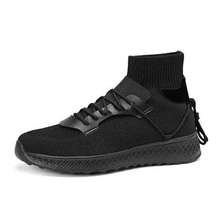 

Men‘s Knit Comfortable Breathable High-top Shoes For Running Tennis Gym