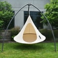 thumbnail image 2 of Vivere All Weather Polyester and Cotton Double Hammock Cacoon, Natural White, 2 of 7