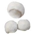 thumbnail image 4 of Muñequeras Zulema para gorro invierno para mujer Blanco, 4 of 8