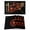 Orange, variant on Red Game Controller Placemats Set of 4, Modern Art Gaming Handheld Black Placemats for Dining Table, Place Mats for Kitchen Tabletop, Waterproof Wipeable Dining Table Mats Set