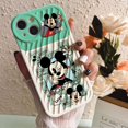 thumbnail image 1 of Funda Para Teléfono Disney mickey mouse Ponto Lilo Stitch IPhone 13 14 12 11 PRO Max Xs XR 7 8 Plus Suave TPU Onda De Agua Cinnamoroll Cámara A Prueba De Golpes Patrón covre Gao Jiahui unisex, 1 of 2