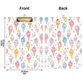 thumbnail image 5 of FORMRS Acrylic Clipboard with Low Profile Clip Standard A4 Letter Size, 12.5" x 9", Colorful Ice Cream Pattern, 5 of 8