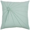 thumbnail image 1 of HomeRoots 403186 Aqua Twisted Knot Modern Down Throw Pillow, 1 of 1