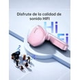 thumbnail image 4 of AUDIFONOS L21 INALAMBRICOS CANCELACION DE RUIDO COLOR ROSA, 4 of 9
