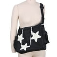 thumbnail image 3 of FENOHREFE Student School Bag Crossbody Bag Large Capacity Aesthetic Messengers Bag Women Star Pattern Shoulder Bag, 3 of 8