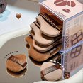 thumbnail image 4 of Chocolate Powder Puff Concave Convex Aircushion Flocking Powder Puff, 4 of 5