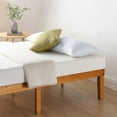 thumbnail image 3 of Crown Comfort 16 Inch Classic Solid Wood Platform Bed Frame in Multiple Finishes Natural Pine - Full, 3 of 5