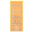 thumbnail image 1 of Inserto CNC, 10 piezas Inserto CNC triangular Inserto CNC Hoja de inserción CNC Tecnología de vanguardia, 1 of 9