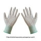 thumbnail image 3 of Sonducket Guante protector de trabajo para hombres y mujeres, guantes de nailon transpirables antideslizantes, Protector de manos para guantes y mitones Blanco L, 3 of 6