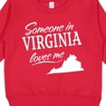 thumbnail image 3 of Inktastic Someone in Virginia Loves Me Toddler Sweatshirt, 3 of 4