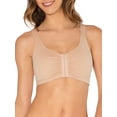 thumbnail image 3 of Fruit of The Loom Women's Comfort Front Close Cotton Sports Bra, 2 Pack, 3 of 4