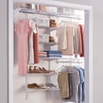 thumbnail image 6 of Rubbermaid Configurations Deluxe 3-6 foot Closet Kit White, 6 of 7