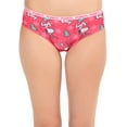thumbnail image 3 of Snoopy Christmas Women's Comfort Stretch Bikini, 3 pack Sizes S to XL, 3 of 5