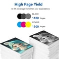 thumbnail image 3 of Cartuchos de tinta 812-I, 812XL compatibles con EPSON WorkForce EC-C7000, WorkForce Pro WF-7310, WF-7820 y WF-7840 (negro, cian, magenta 4 y amarillo, paquete de 4), 3 of 6