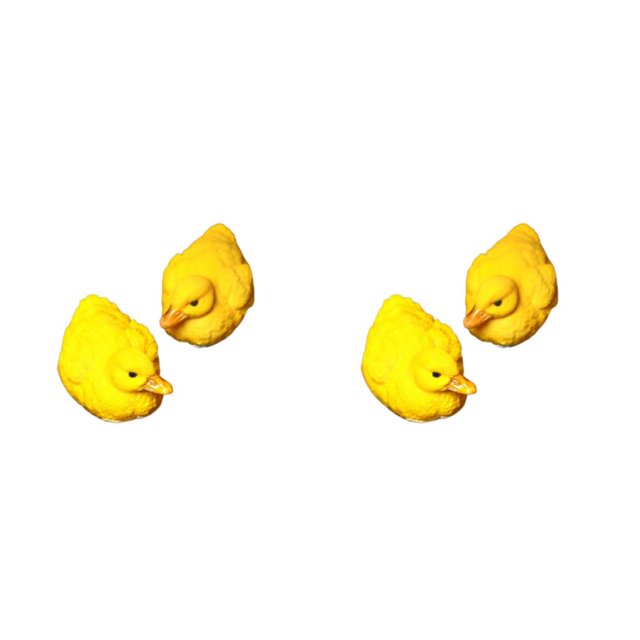 Toystoory Decoraciones amarillas de pato amarillo a la deriva para patio: exquisitas artesanías de resina con dibujos animados de moda, dibujos Estilo 3 pato amarillo 2Conjunto