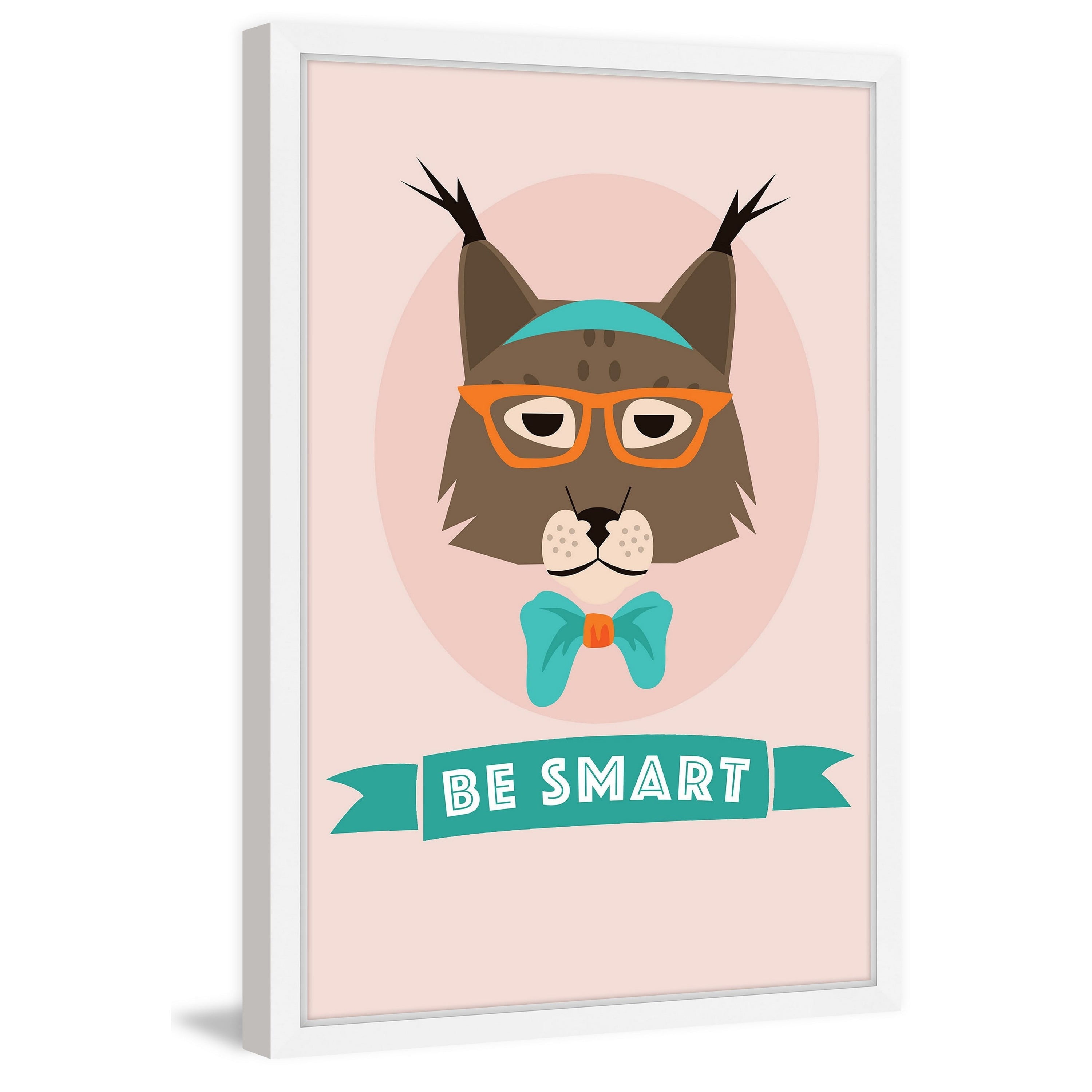 Marmont Hill "Be Smart" Framed Painting Print