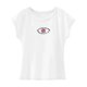 thumbnail image 1 of Camiseta para mujer verano suave cuello redondo camiseta para oficina vacaciones uso diario calle L, 1 of 7