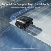 Beatbot AquaSense 2 Ultra Cordless Pool Vacuum Robot for Complex Pools, Pool Mapping with AI Camera, 5-in-1 Cleaning, Smart Surface Parking, Water Surface Cleaning, Water Clarification Blue