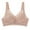 Khaki Everyday bra for Women, variant on safuny Everyday Bra for Women Plus Size Lace Ultra Light Lingerie Solid lette Comfortable Comfort Daily Brassiere Underwear Steel Ring Free Wireless Push-Up Bra Beige 36