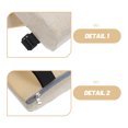 thumbnail image 3 of Hytrove 2Ud Almohadillas Para Apoyabrazos De Oficina Ajustables Y Ergonómicas En Khaki Con Lavable, 3 of 6