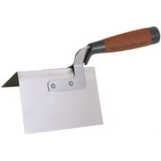 Marshalltown Outside Corner Trowel,5inL,3 3/4inW,SS 25D