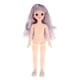 thumbnail image 1 of 11 '' 20 Articulado 1/6 Muñeca BJD Cuerpo de Plástico de Cumpleaños Juguetes para de Bricolaje Cabello morado con flequillo Yotijar BJD Doll Body Girl, 1 of 10